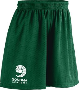Augusta Ladies Mesh Short, Dark Green